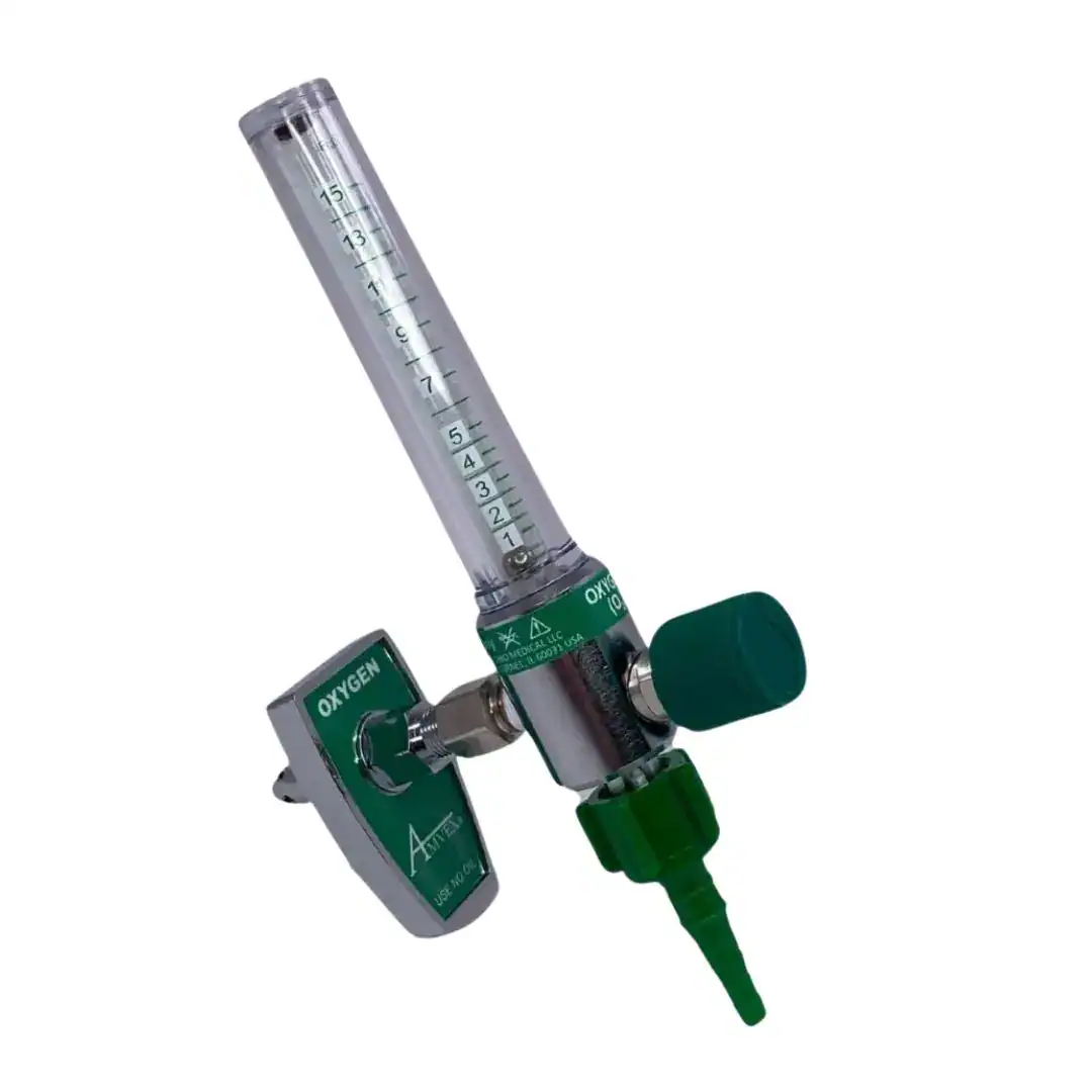AMVEX Oxygen Flowmeter with Chemetron Adapter | FM-15UO-CH - Image 2