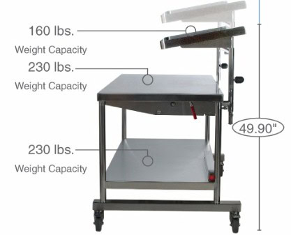 Pedigo Specialty Back Table, Space Station | CDS-3072 - Image 4