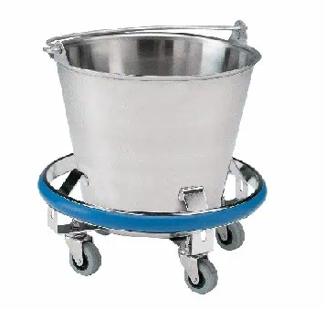 Pedigo Stainless Steel 12 Quart Kick Bucket | P-1020-SS