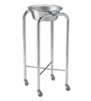 Pedigo SS Basin Stand w/Single Stainless Steel Basin | P-1078-SS