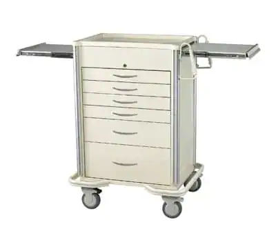 MPD Select 6 Drawer AL Mobile Anesthesia Workstation | SKT-627A - Image 2