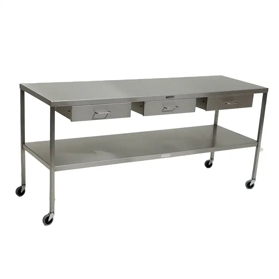 MCM Instrument/Back Table with Drawers | MCM 549 - Image 2