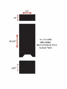 SchureMed Berchtold B810, B710 Surgical Table Replacement Pads