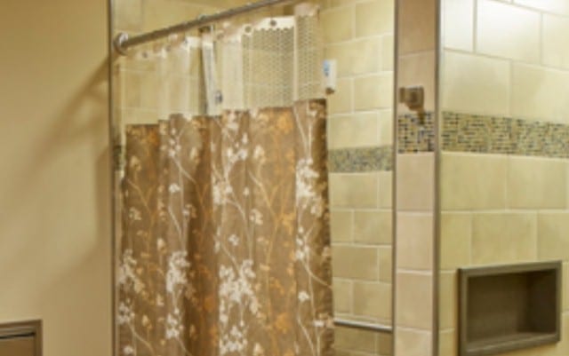 InPro Shower Curtains w/Shield by Panaz® Antimicrobial Fabric