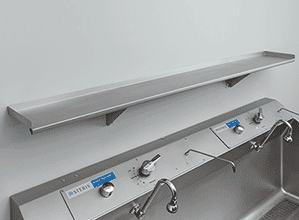 Steris Amsco Flexmatic Heavy-Duty Double Bay Scrub Sink - Refurbished - Image 3