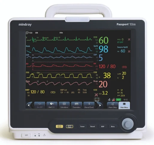 Mindray Passport 12m Patient Monitor w/ AG Module – Refurbished, Venture Medical Requip.