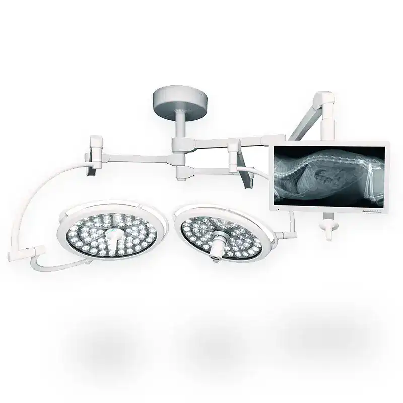 Medical Illumination System Two Dual Ceiling LED Surgical Lights | XLDS-S22 - Image 2