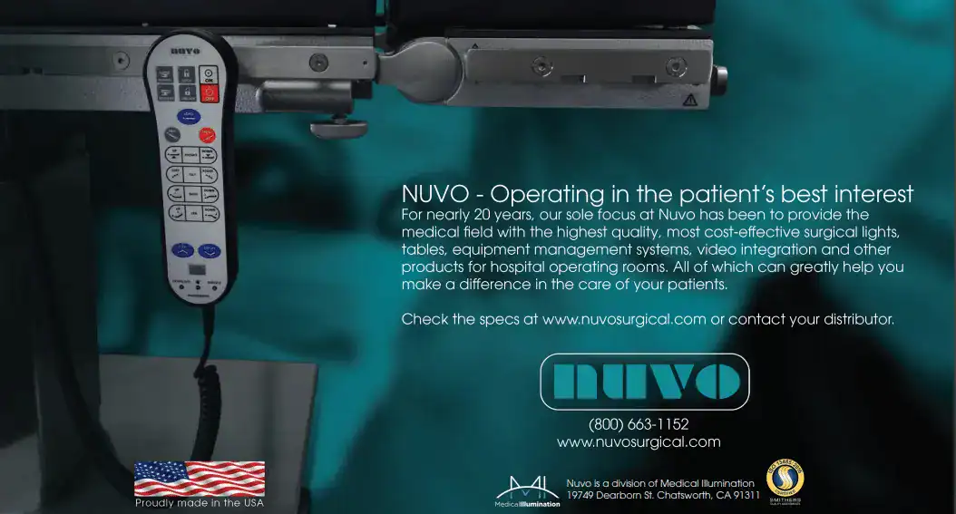 NUVO V800 Surgical Table, Venture Medical Requip.
