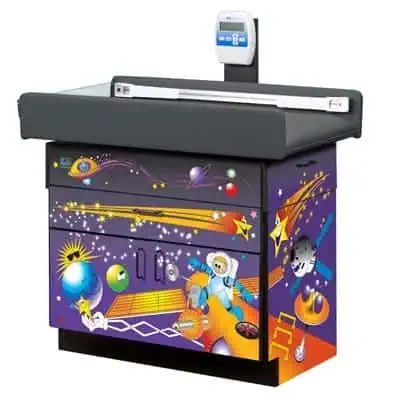 Clinton Space Place Scale Table & Cabinet | 7835-X
