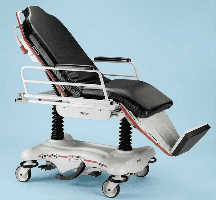 Stryker 5050 Stretcher Chair – Refurbished, Venture Medical Requip.
