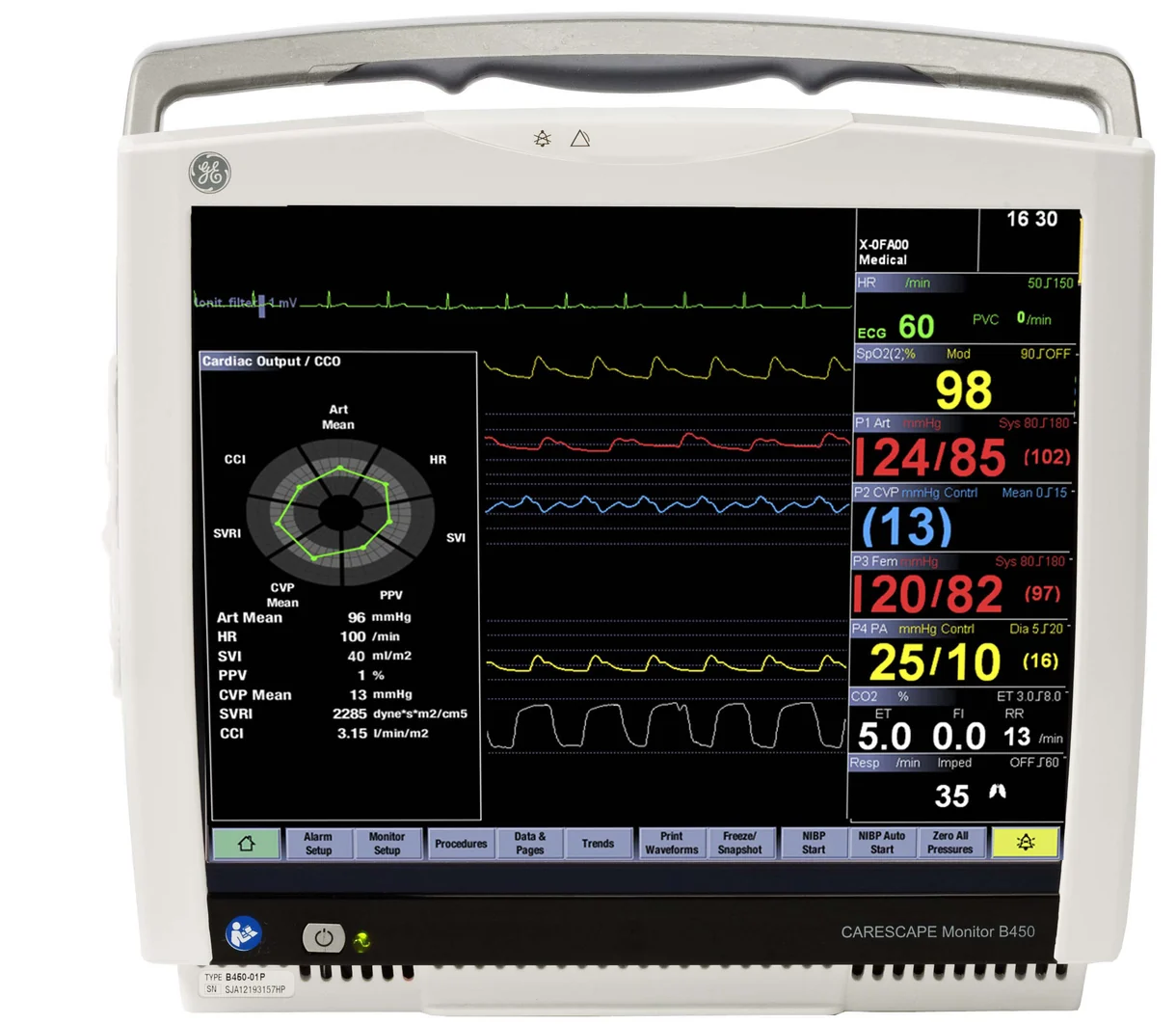 GE Carescape B450 Patient Monitor – Refurbished, Venture Medical Requip.
