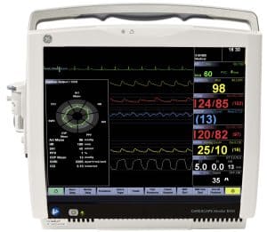 GE Carescape B450 Patient Monitor with Co2 – Refurbished, Venture Medical Requip.