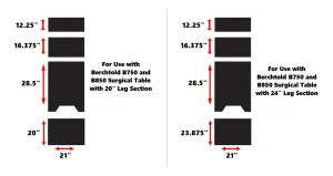 Berchtold Operon B850/B750 Surgical Table Replacement Pad