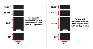 Berchtold Operon B850/B750 Surgical Table Replacement Pad