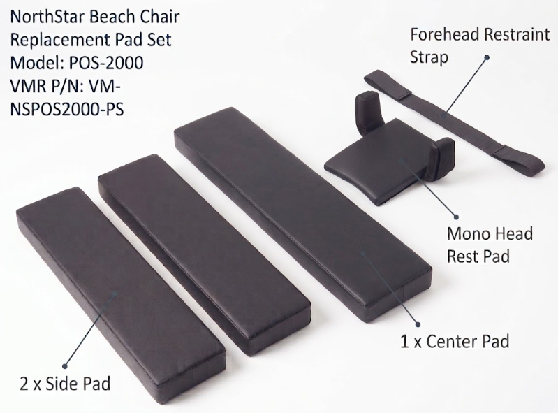Northstar Beach Chair Pad Set, Venture Medical Requip.